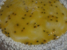 Bolo mousse de maracujá