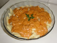 Macarrão penne ao queijo  gorgonzola
