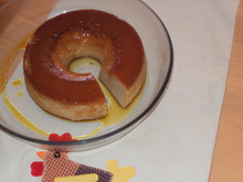 Pudim de leite condensado com achocolatado