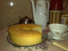 Bolo de carimã com leite condensado