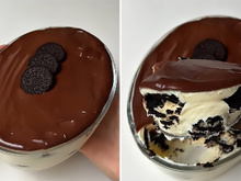 Pavê de Oreo com Leite Ninho cremoso e irresistível: uma sobremesa gelada que derrete na boca e conquista à primeira colherada