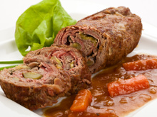 Receita de carne recheada na panela de pressão