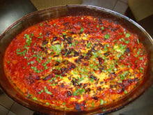 Pirarucú fresco de forno ao molho de aspargo ou tomate