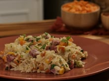 Arroz de forno preguiçoso 