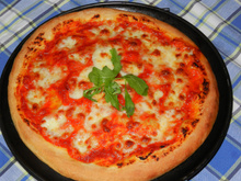Massa de pizza italiana deliciosa