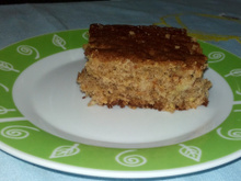 Bolo de banana com aveia