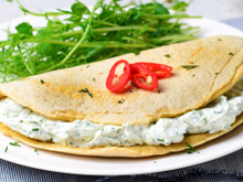 Essa crepioca de aveia é perfeita para o café da manhã ou lanche de quem quer emagrecer: receita fácil e nutritiva