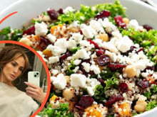 A salada de Jennifer Lopez de couve, limão, semente de abóbora e algo mais: receita simples é uma das ótimas opções da estrela de Atlas para o almoço