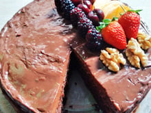 Massa especial de chocolate com café