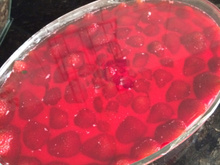 Torta gelada de morango