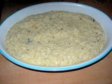 Risoto ao queijo gorgonzola