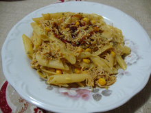 Macarrão da Nan (frango e barbecue)