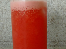 Suco de melancia refrescante