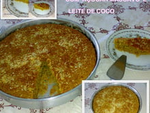 Bolo de fubá com açúcar mascavo do Lúcio Cezar