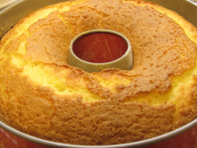 Bolo de banana e laranja