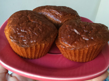 Muffins light de frutas vermelhas