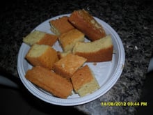 Bolo pão de ló simples