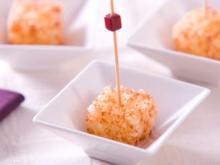 Petiscos de Queijo Coalho e Tapioca