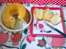Bolo de arroz com iogurte de kefir