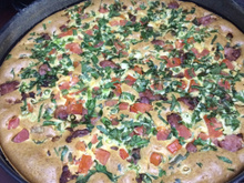 Torta de linguiça toscana