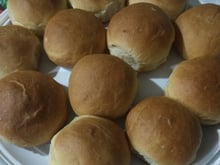 Pão de hambúrguer caseiro