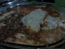 Lasanha de carne moída