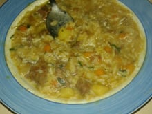 Canja de carne