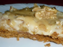 Torta de damasco e nozes