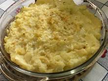 Souflé de batata e queijo