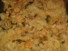 Macarrão com camarão