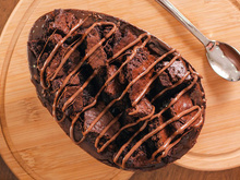 Ovo de Páscoa de brownie