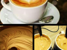 Café cremoso de inverno