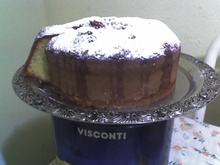 Bolo de laranja com casca