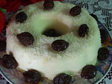 Pudim de geladeira sabor coco