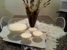 Falsa mousse de chocolate branco