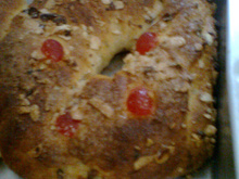 Rosca de Reis sem frutas