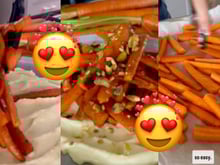 Cenoura assada com mel e ricota é o acompanhamento fácil que rouba a cena no almoço