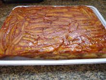 Bolo de bananas caramelizadas da Pri