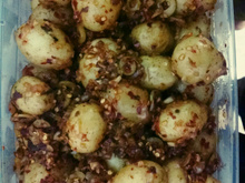 Batatinhas bolinhas em conserva