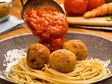 Almôndega de grão-de-bico