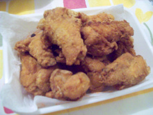 Coxa de frango empanada da mamãe