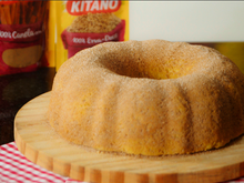 Bolo de fubá com canela e erva doce