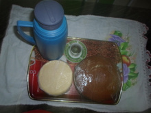 Bolo de fubá com rapadura