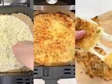 Nem pizza, nem pão de alho: essa tortilla com queijo na airfryer fica pronta em 5 minutos e é o lanche mais fácil de fazer