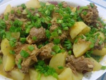 Pescoço de Peru com Batata
