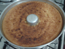 Bolo de macaxeira ou aipim