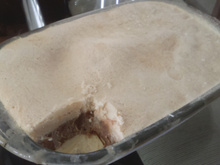 Creme gelado de ameixa