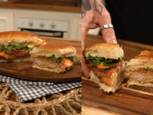 Com direito a dica de chef para o frango ficar muito macio: receita de sanduíche digno de restaurante