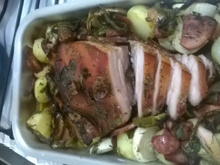 Barriguinha de porco ao forno
