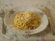 Espaguete à Carbonara